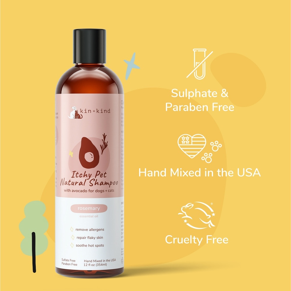 Rosemary Itchy Pet Natural Shampoo for Cat and Dog 354ml