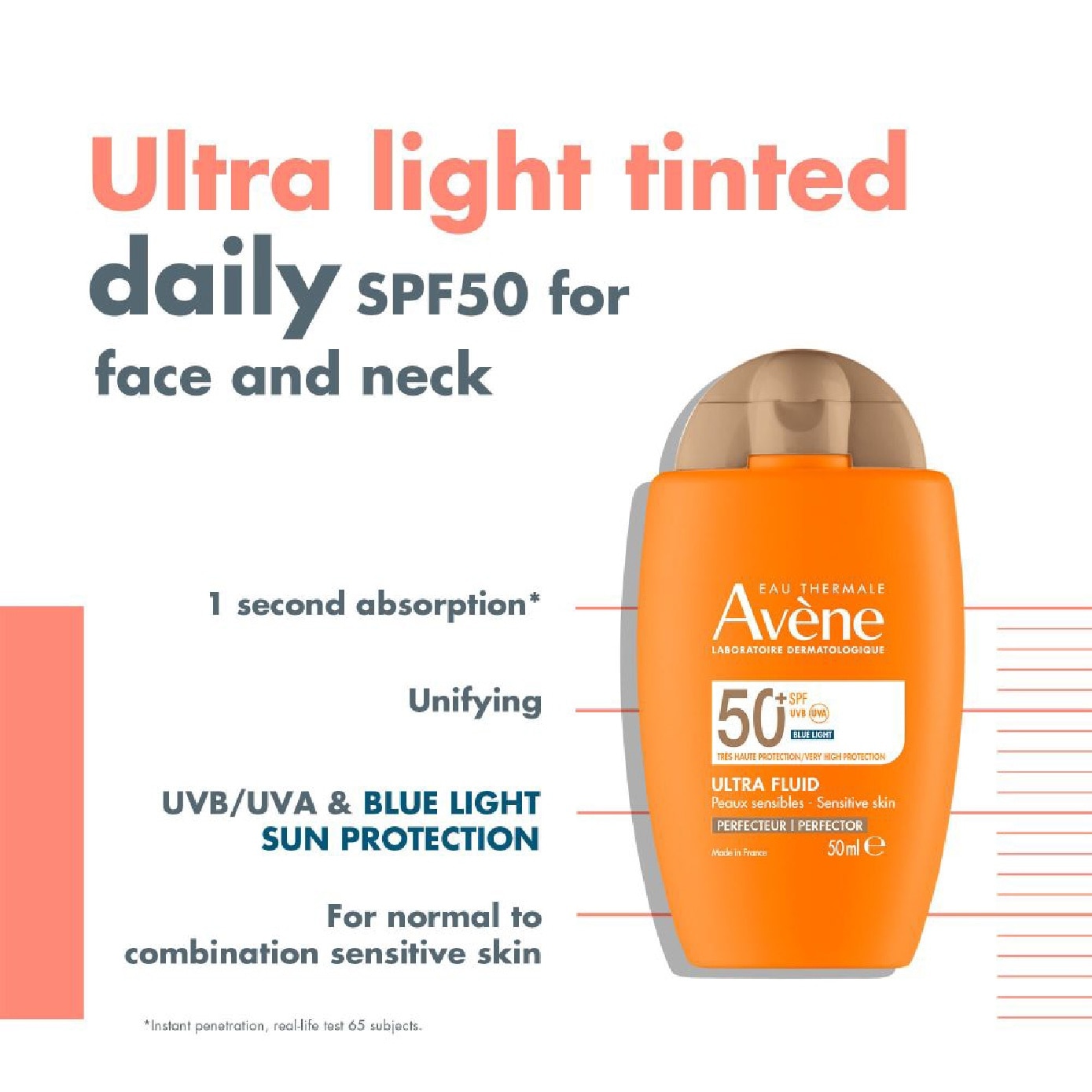 Ultra Fluid Perfector Sun Protection SPF50 Duo Packset consists 50ml x 2s with Free Vitamin Active CG Sample 2ml x 2s