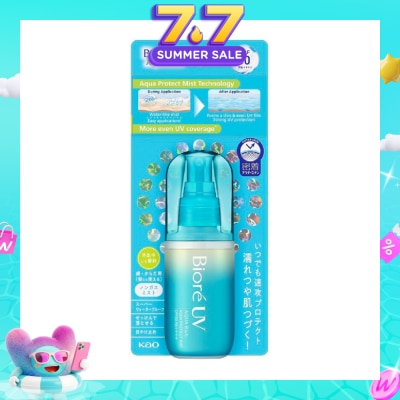 BIORE - UV Aqua Rich Aqua Protect Mist SPF50 PA++++ Sunscreen (Suitable for Face & Body + Strong water resistance) 60ml