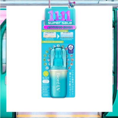 BIORE UV Aqua Rich Aqua Protect Mist SPF50 PA++++ Sunscreen (Suitable for Face & Body + Strong water resistance) 60ml image