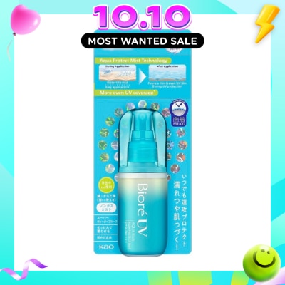 BIORE UV Aqua Rich Aqua Protect Mist SPF50 PA++++ Sunscreen (Suitable for Face & Body + Strong water resistance) 60ml image