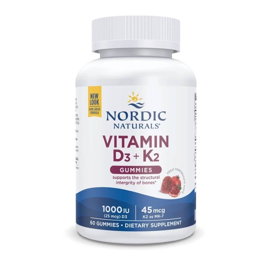 Vitamin D3 + K2 Gummies (Superior Support For The Health And Maintenance Of Normal Bones) 60s