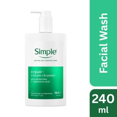 SIMPLE - Active Skin Barrier Care Repair+ Cream Cleanser 240ml image