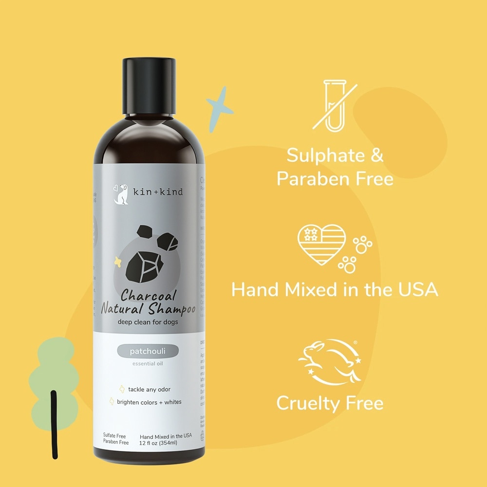 Charcoal Deep Clean Natural Shampoo for Dog Patchouli 354ml