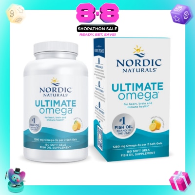 NORDIC NATURALS - Ultimate Omega Softgel 1280mg 180s