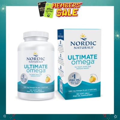 NORDIC NATURALS - Ultimate Omega Softgel 1280mg 180s