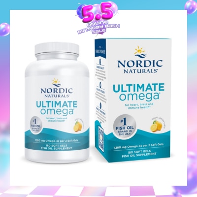 NORDIC NATURALS - Ultimate Omega Softgel 1280mg 180s