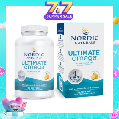 NORDIC NATURALS - Ultimate Omega Softgel 1280mg 180s