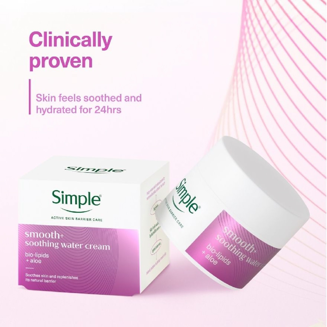 Active Skin Barrier Care Smooth+ Soothing Water Cream 50ml image