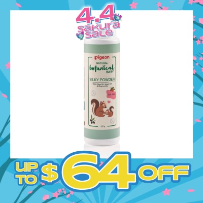 PIGEON - Natural Botanical Baby Silky Powder 125g En