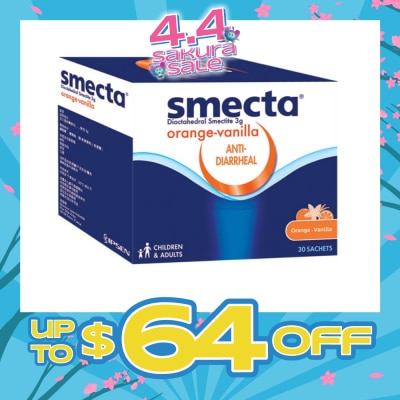 SMECTA - Orange Vanilla Powder (Treats And Relieve Diarrhea) 30s