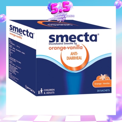 SMECTA - Orange Vanilla Powder (Treats And Relieve Diarrhea) 30s