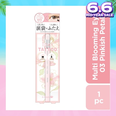 K-PALETTE Multi Blooming Eyes (Shadow Liner Renewal) 03 Pinkish Petal (Shiny Type), Long Lasting, Waterproof, Sweat And Sebum Resistant 1s