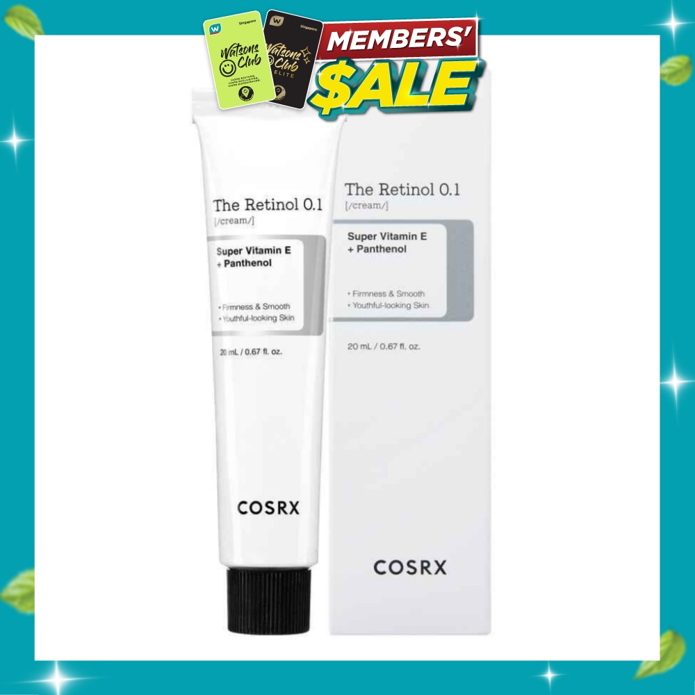 The Retinol 0.1 Cream (Target For Fine Lines, Wrinkles, Moisture Loss, Acne, Breakouts And Loss Of Skin Elasticity) 20ml<BR> image
