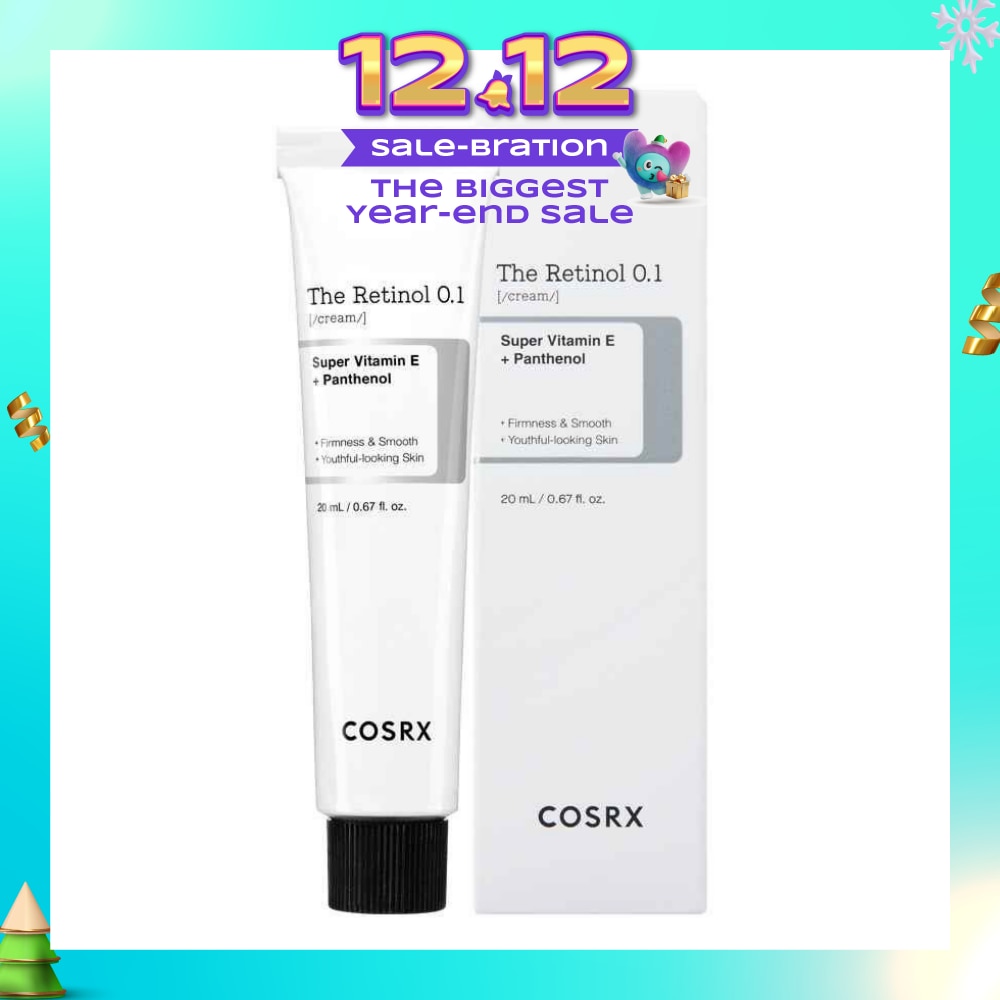 The Retinol 0.1 Cream (Target For Fine Lines, Wrinkles, Moisture Loss, Acne, Breakouts And Loss Of Skin Elasticity) 20ml<BR>