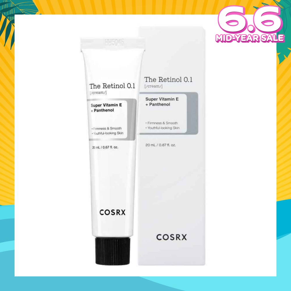 The Retinol 0.1 Cream (Target For Fine Lines, Wrinkles, Moisture Loss, Acne, Breakouts And Loss Of Skin Elasticity) 20ml<BR>