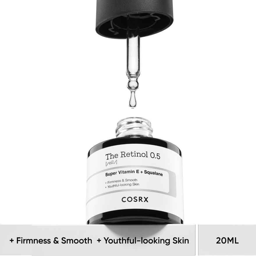 The Retinol 0.5 Oil (Target For Fine Lines, Wrinkles, Moisture Loss, Acne, Breakouts And Loss Of Skin Elasticity) 20ml