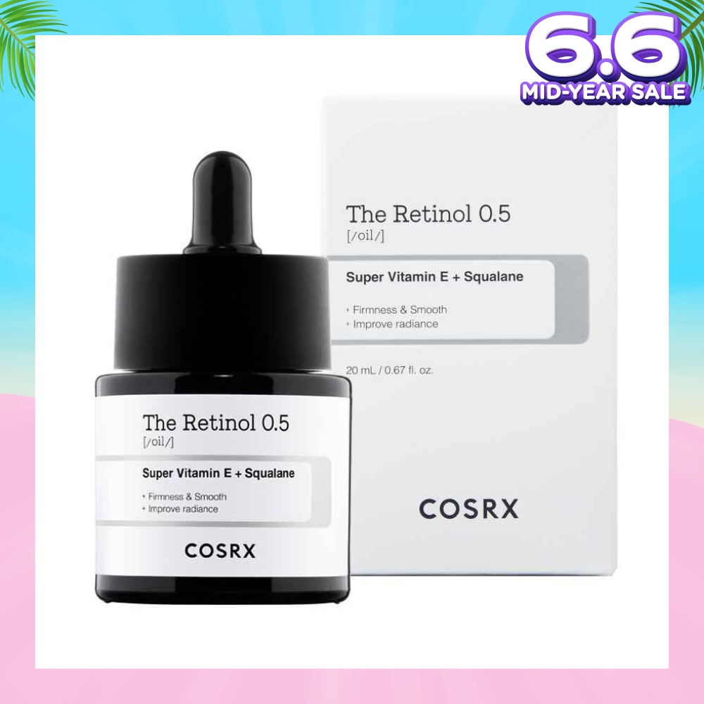 The Retinol 0.5 Oil (Target For Fine Lines, Wrinkles, Moisture Loss, Acne, Breakouts And Loss Of Skin Elasticity) 20ml