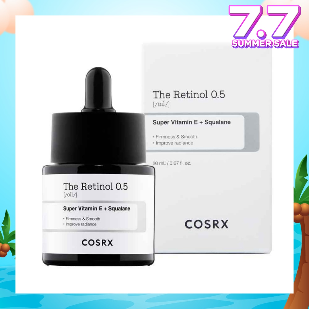 The Retinol 0.5 Oil (Target For Fine Lines, Wrinkles, Moisture Loss, Acne, Breakouts And Loss Of Skin Elasticity) 20ml
