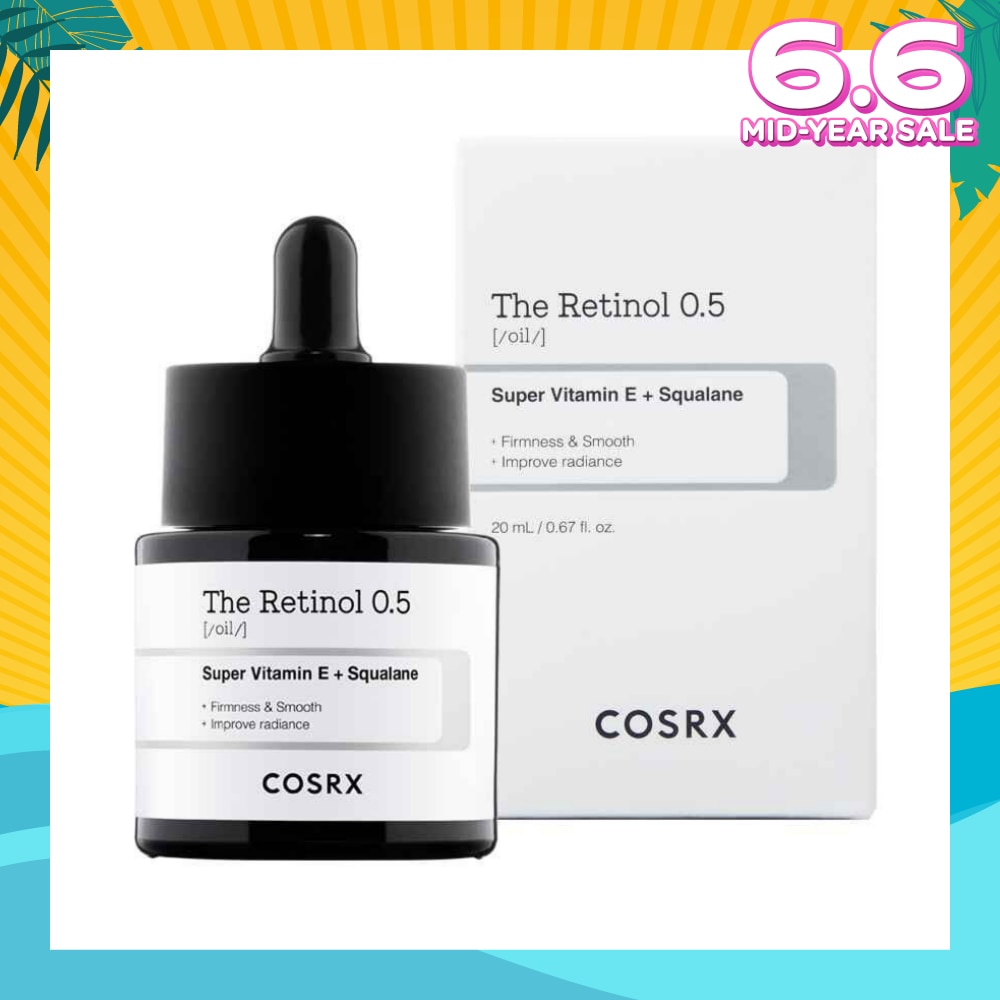 The Retinol 0.5 Oil (Target For Fine Lines, Wrinkles, Moisture Loss, Acne, Breakouts And Loss Of Skin Elasticity) 20ml