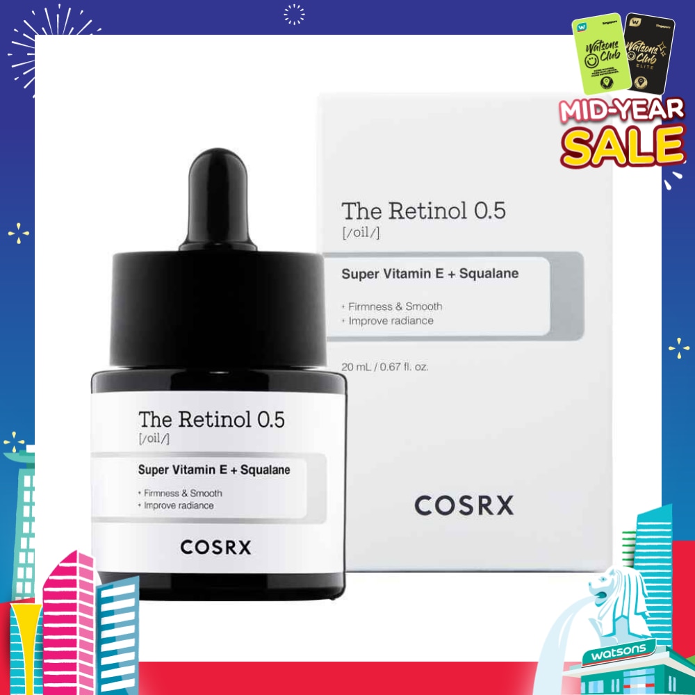The Retinol 0.5 Oil (Target For Fine Lines, Wrinkles, Moisture Loss, Acne, Breakouts And Loss Of Skin Elasticity) 20ml