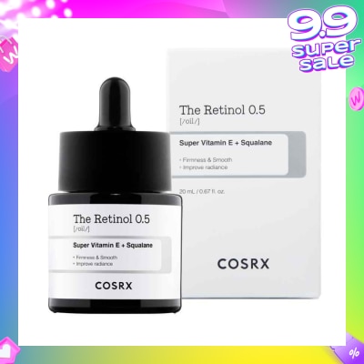 COSRX The Retinol 0.5 Oil (Target For Fine Lines, Wrinkles, Moisture Loss, Acne, Breakouts And Loss Of Skin Elasticity) 20ml