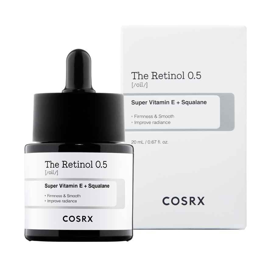 COSRX The Retinol 0.5 Oil (Target For Fine Lines, Wrinkles, Moisture Loss,  Acne, Breakouts And Loss Of Skin Elasticity) 20ml | Derma Skin Care |  Watsons Singapore