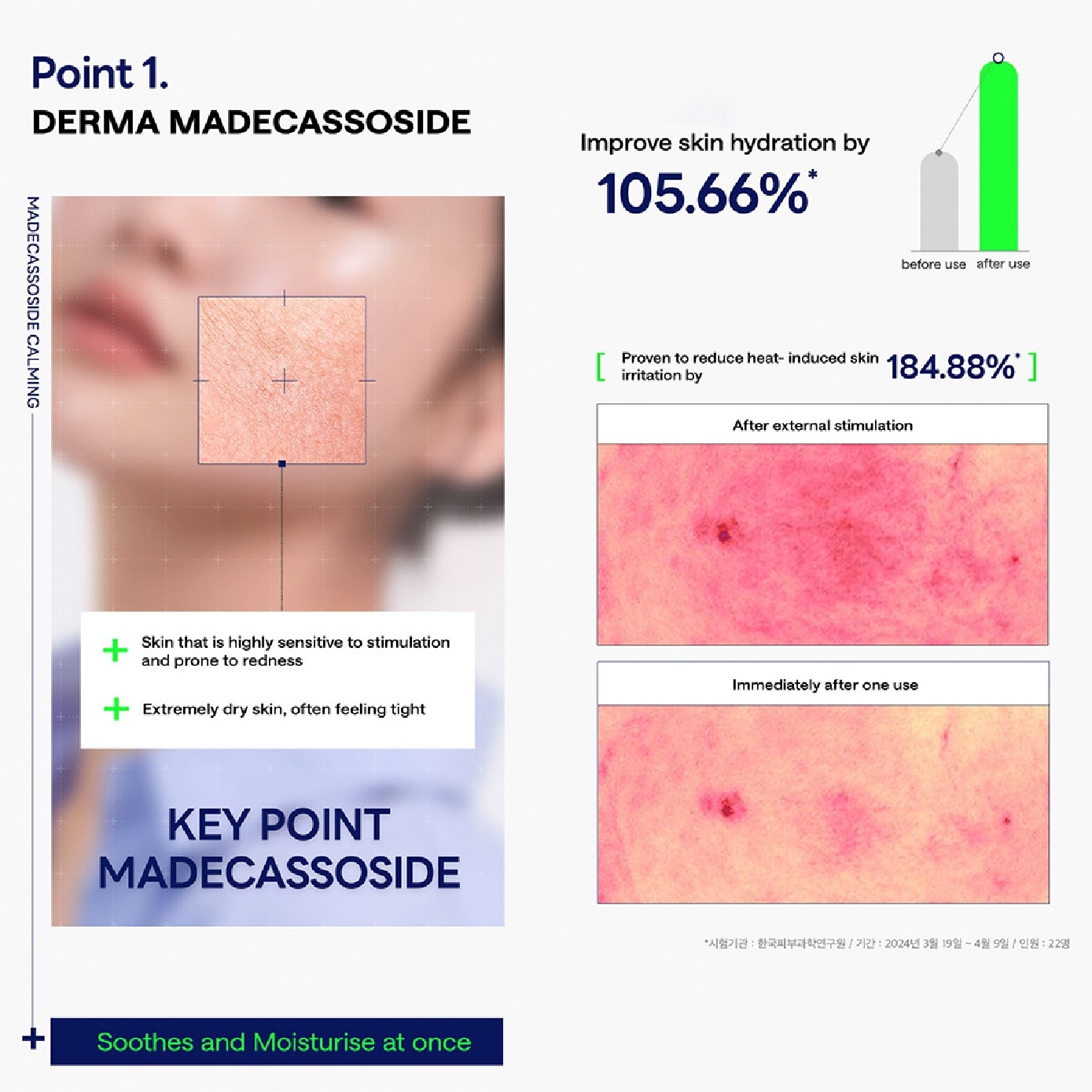 Madecassoside Moisture Calming Derma Foam Cleanser 120ml