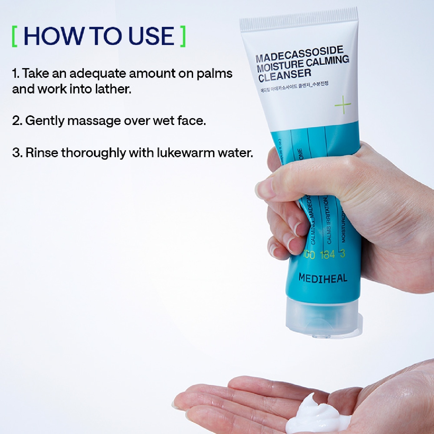 Madecassoside Moisture Calming Derma Foam Cleanser 120ml