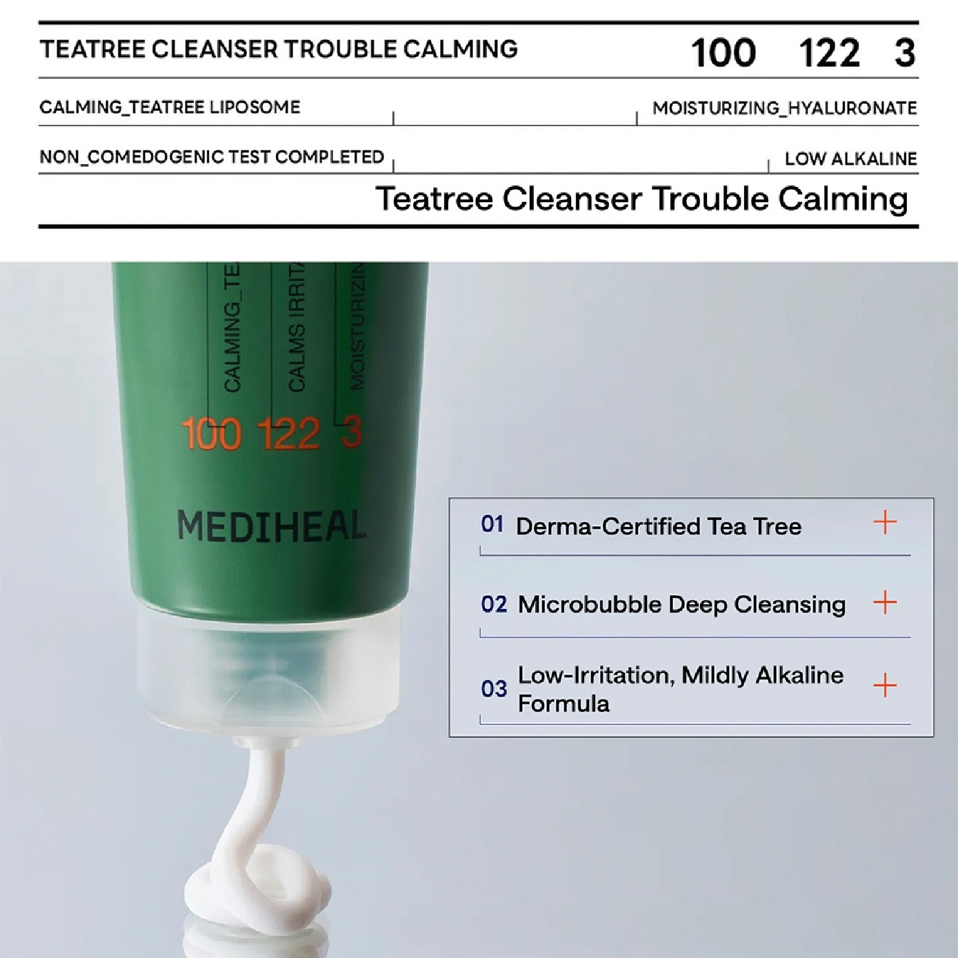 Teatree Trouble Calming Derma Foam Cleanser 120ml