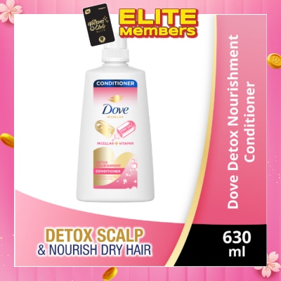 DOVE Dove Detox Nourishment Conditioner 630ml (For oily scalp, dry hair)