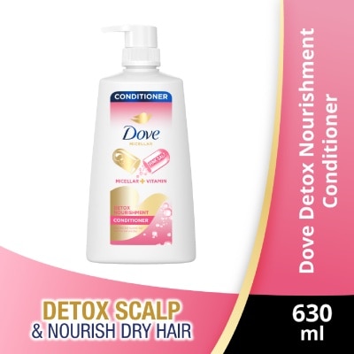 DOVE Dove Detox Nourishment Conditioner 630ml (For oily scalp, dry hair)