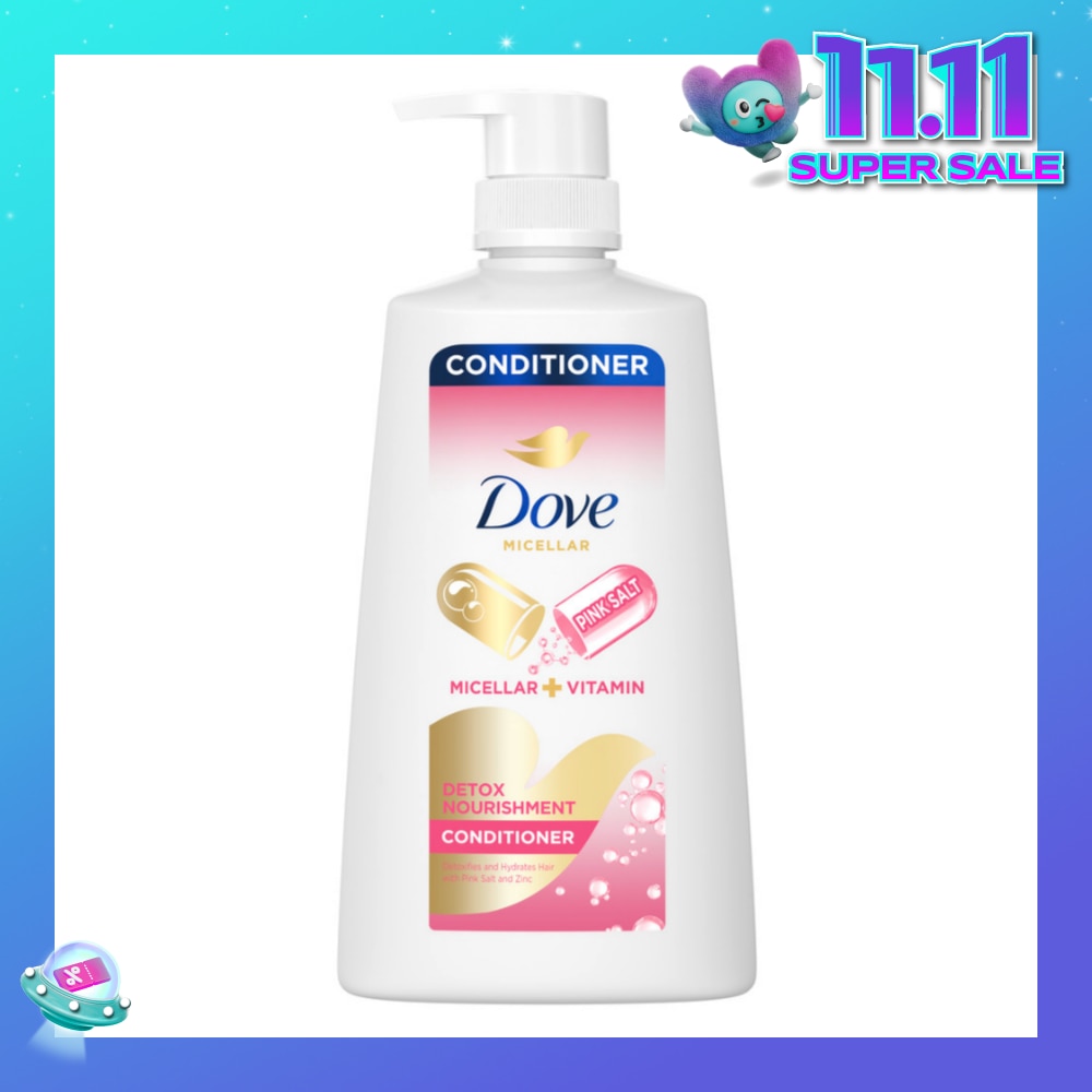 Dove Detox Nourishment Conditioner 630ml (For oily scalp, dry hair)<BR><BR>