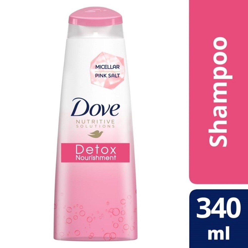 Dove Nourishment Shampoo 340ml (For oily scalp and dry hair)