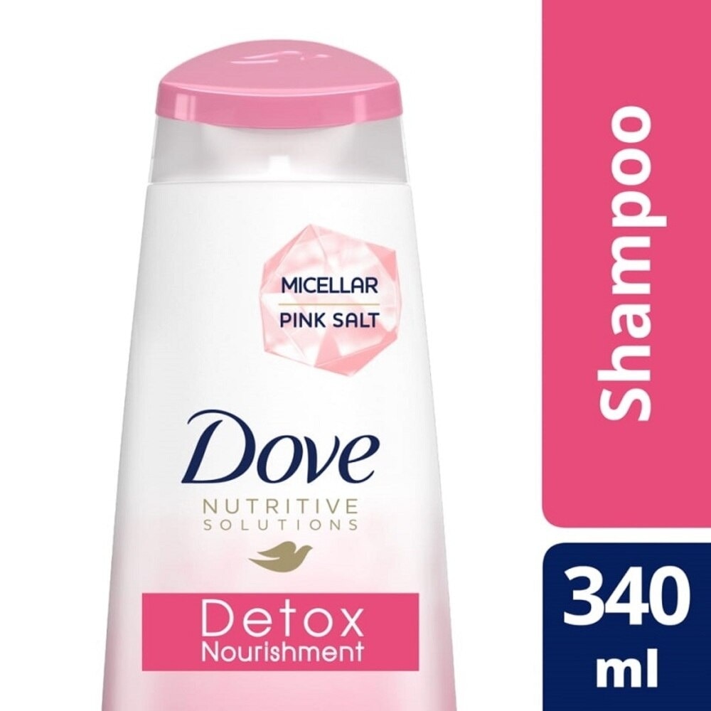 Dove Nourishment Shampoo 340ml (For oily scalp and dry hair)