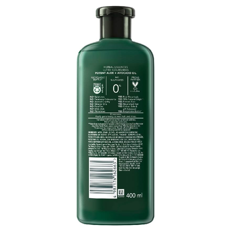 Potent Aloe And Avocado Conditioner (1.5X More Nourishment) 400ml