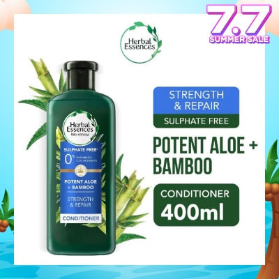 HERBAL ESSENCES Potent Aloe And Bamboo Conditioner 400ml