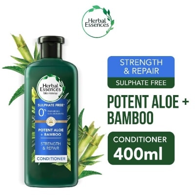 HERBAL ESSENCES Potent Aloe And Bamboo Conditioner 400ml