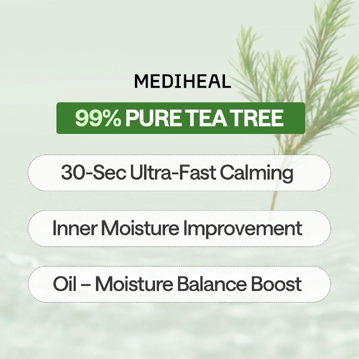 Teatree Calming Moisture Essential Face Mask 4s (Box)