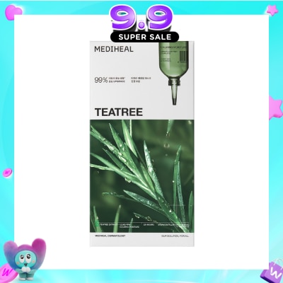 MEDIHEAL - Teatree Calming Moisture Essential Face Mask 4s (Box) image