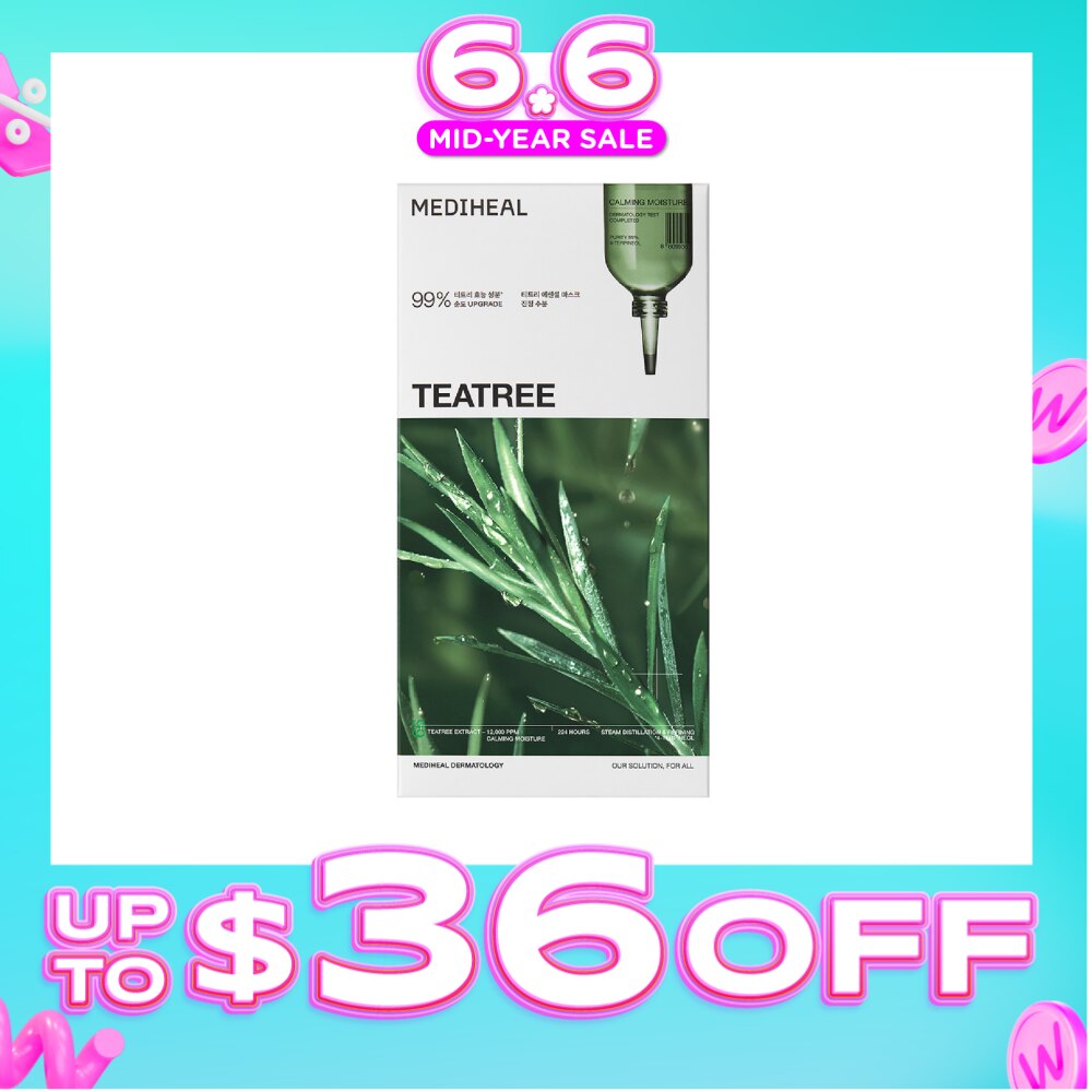 Teatree Calming Moisture Essential Face Mask 4s (Box)