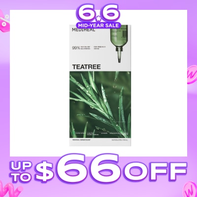 MEDIHEAL - Teatree Calming Moisture Essential Face Mask 4s (Box)