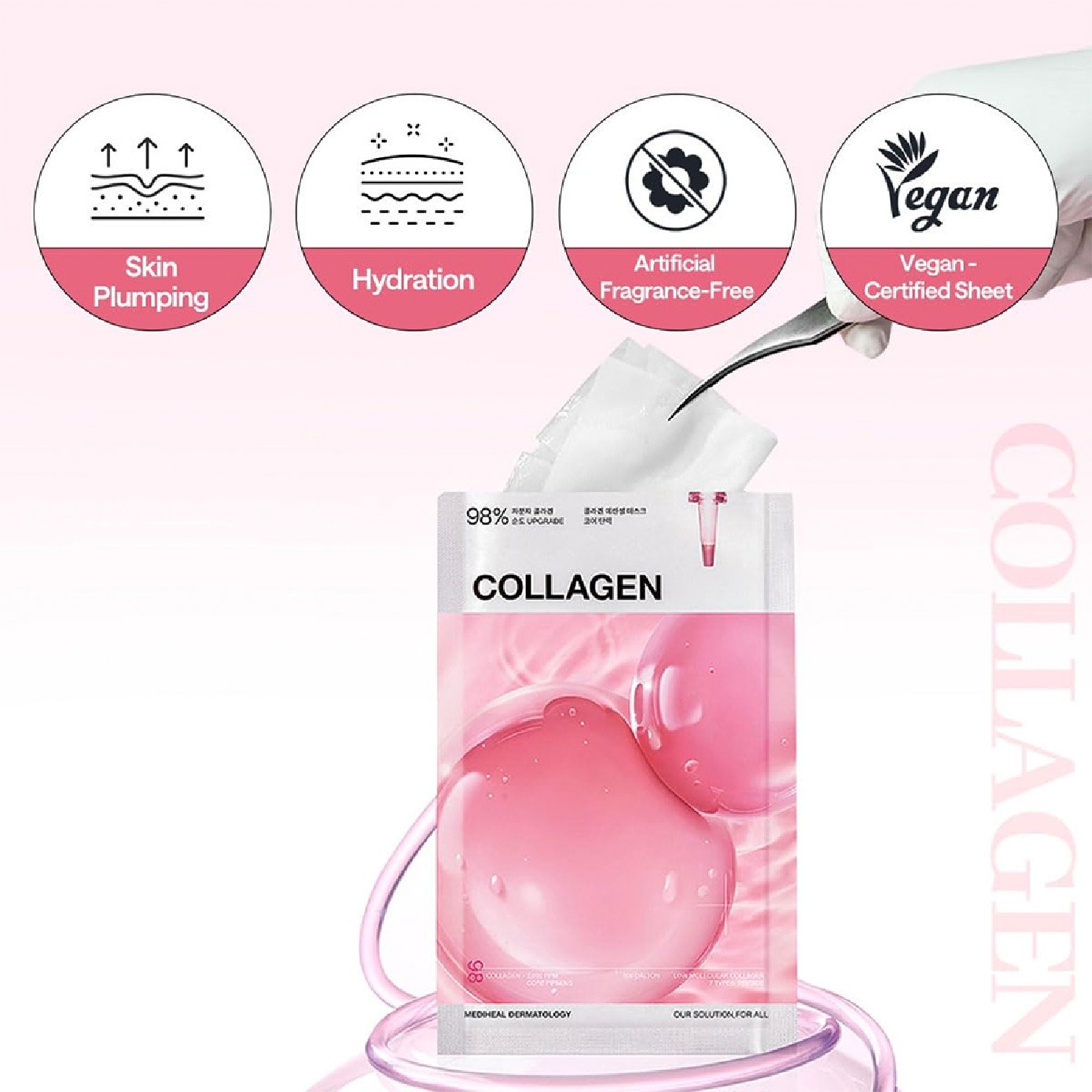 Collagen Core Firming Essential Face Mask 4s (Box)
