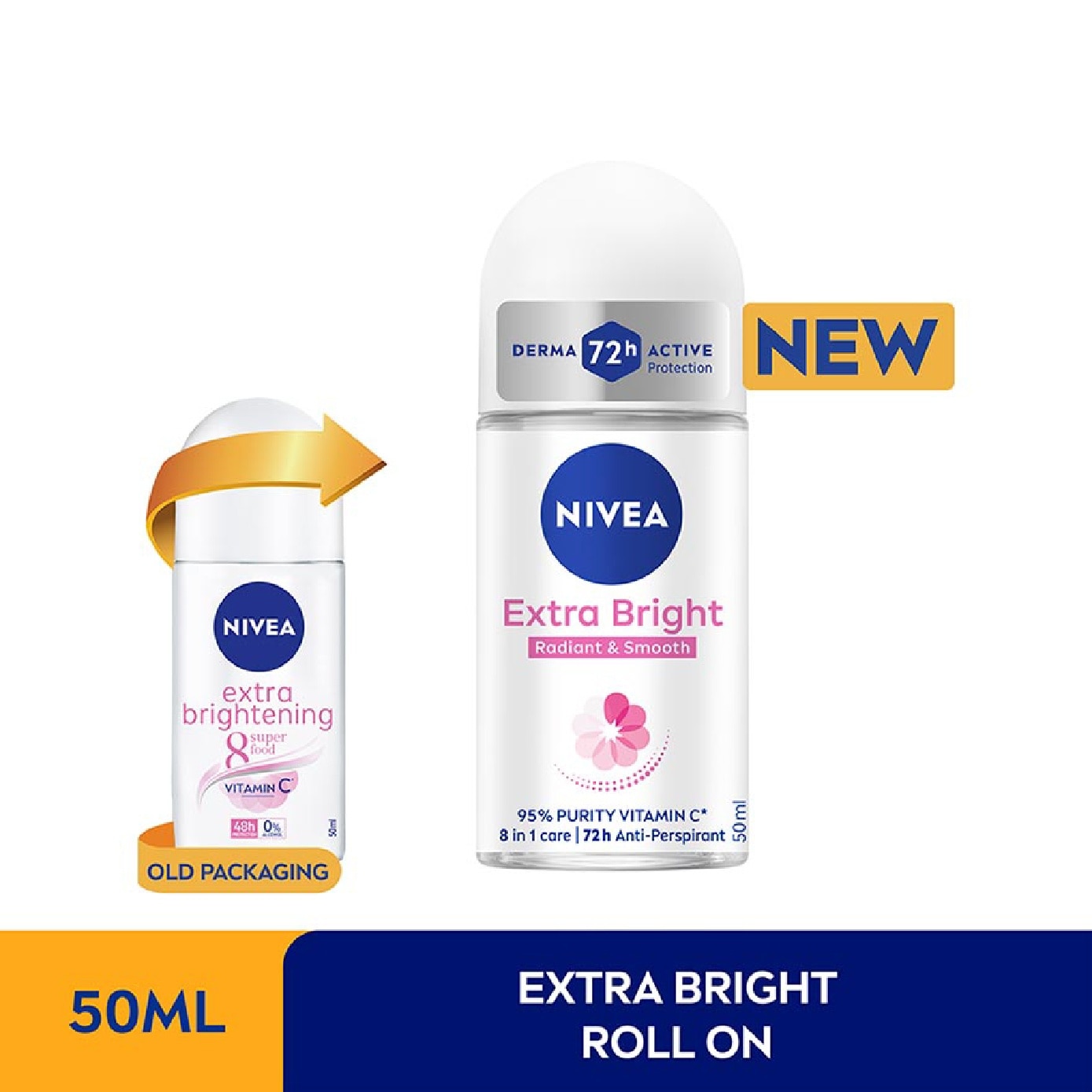 Deodorant Roll On Extra Brightening