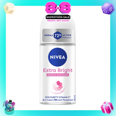 NIVEA - Deodorant Roll On Extra Brightening