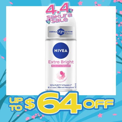 NIVEA - Deodorant Roll On Extra Brightening