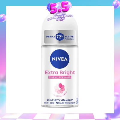 NIVEA - Deodorant Roll On Extra Brightening