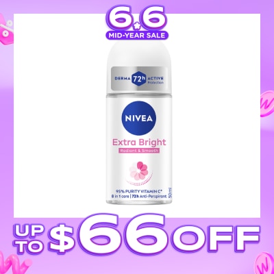 NIVEA - Deodorant Roll On Extra Brightening