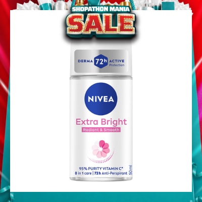 NIVEA - Deodorant Roll On Extra Brightening