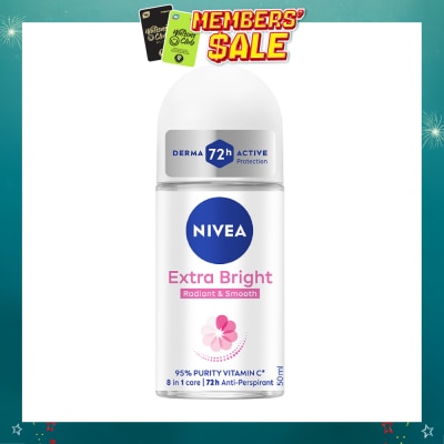 NIVEA - Deodorant Roll On Extra Brightening